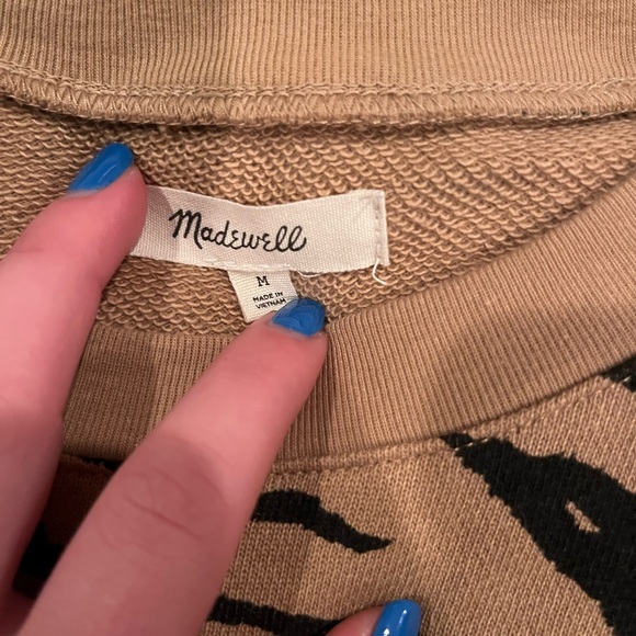Madewell Cropped Tiger Crewneck - Picture 5 of 6